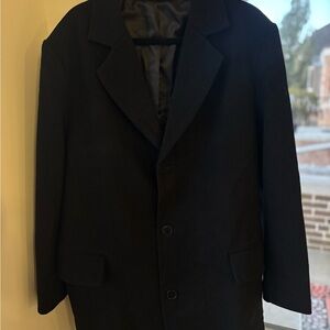 Classic Black Overcoat H&M